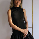 Black Nina Pouffe Dress